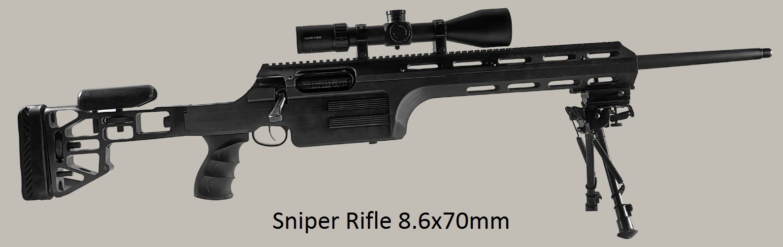 Sniper Rifle 8.6 X 70 mm